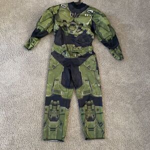 Kids Halo Master Chief Halloween Costume Size S (4-6) NEW *Suit Only